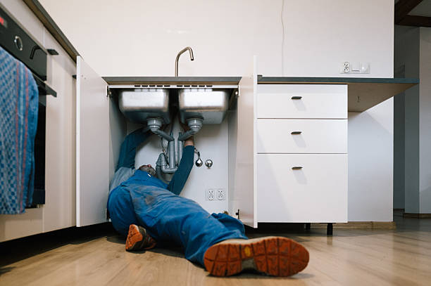 Professional Drain Cleaning technician working in Falmouth, KY